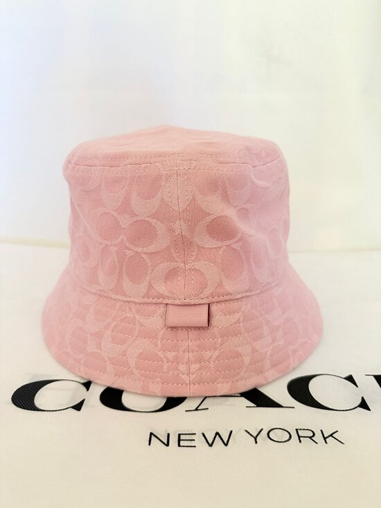 coach Signature Denim Bucket Hat cfi62